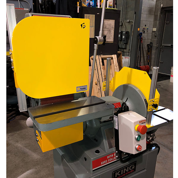 Belt Sander Guard Adjustable Safety Shield from Ferndale Safety