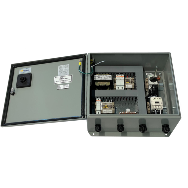 Anti-Restart Protection electrical panel for 480 volt machines