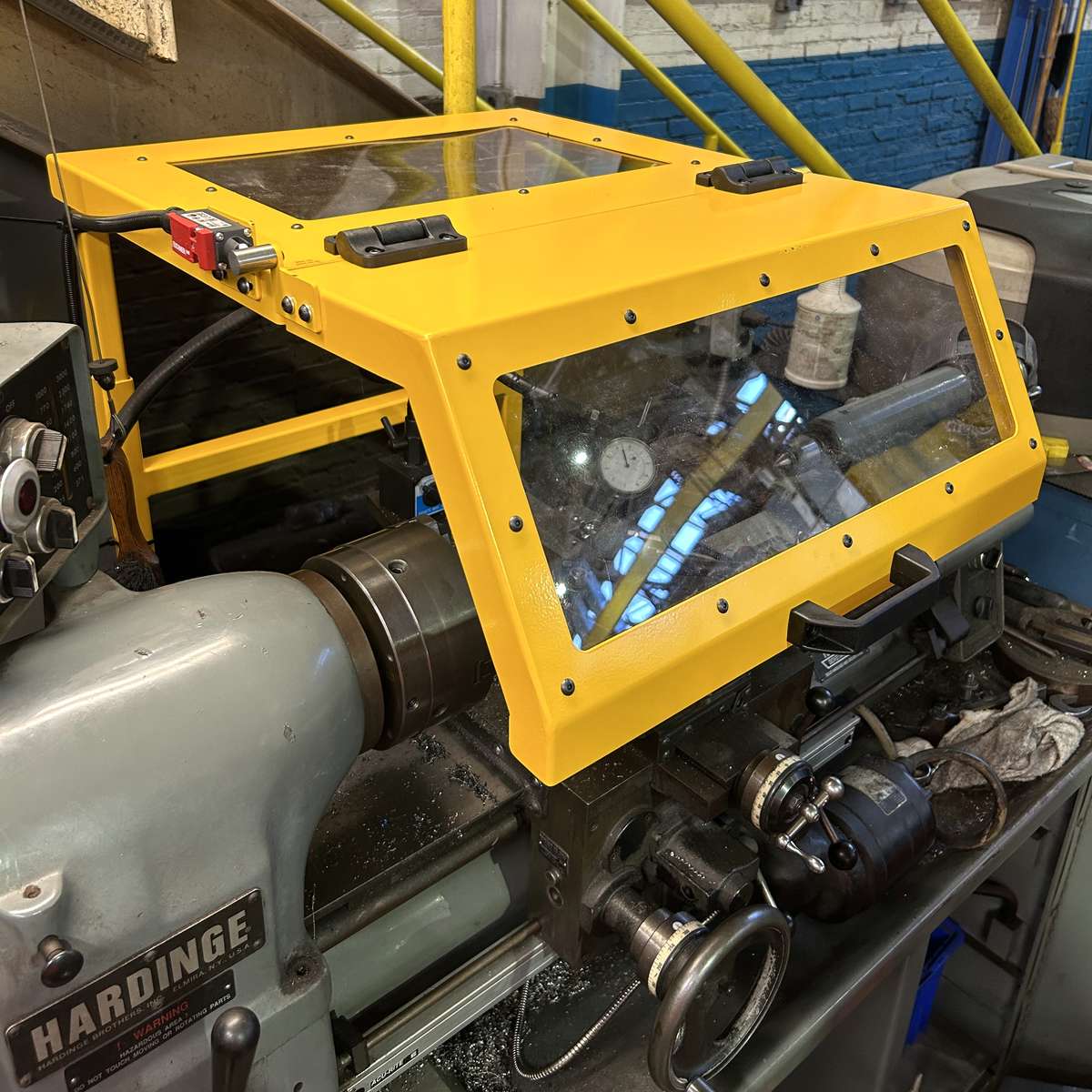 Hardinge Lathe Guard and Chip Shield - Image 9