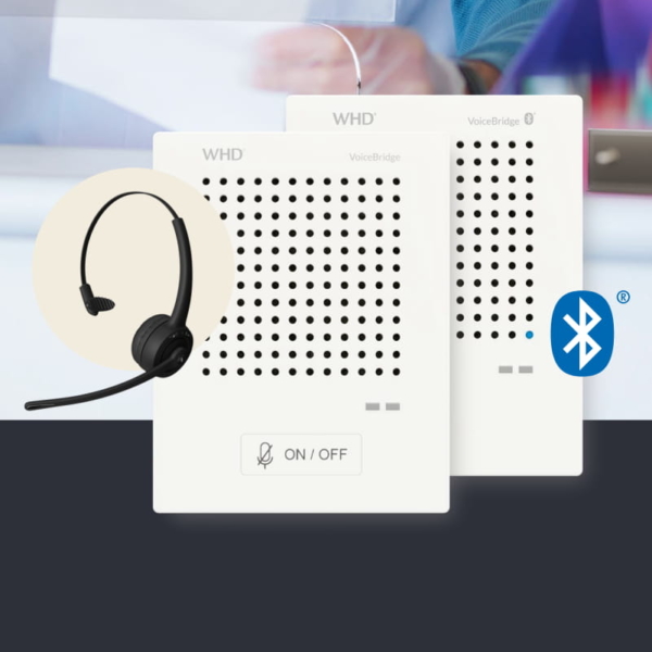 Interphone pour les protections hygiéniques, les gardes en plexiglas et les barrières Covid-19