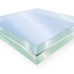 Laminated safety glass