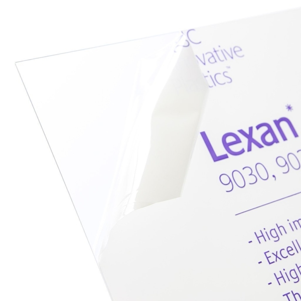 Feuilles de plastique transparent Lexan/polycarbonate (pas d'acrylique/plexiglas)
