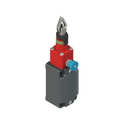 A product image of a rope switch, without the rope shown. The reset button is visible.