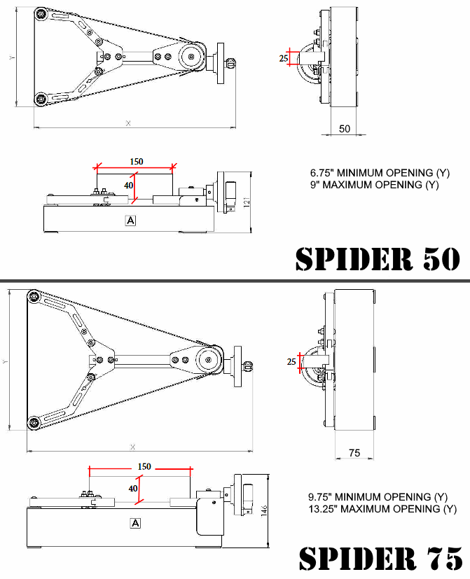 Schéma technique de l'accessoire de ponceuse à bande de tour de Ferndale Safety.